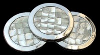 Silver Troca Coasters - Click For Larger View