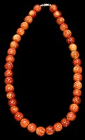 Apple Coral Necklace - Click For Larger View